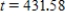 <strong>The initial value of one function is 31.It has a constant percentage growth rate of 9%.The initial value of a second function is 113.It has a constant percentage decay rate of 10%.If t is the independent variable for both functions, for what value of t are the two functions equal? Round your answer to two decimal places if necessary. </strong> A) B) C) D)