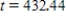 <strong>The initial value of one function is 31.It has a constant percentage growth rate of 9%.The initial value of a second function is 113.It has a constant percentage decay rate of 10%.If t is the independent variable for both functions, for what value of t are the two functions equal? Round your answer to two decimal places if necessary. </strong> A) B) C) D)
