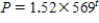 <strong>A population P grows so that we can always get next year's population from this year's population by multiplying by 1.52.The initial population is 569.The population after t years is given by ​</strong> A)   B)   C)   D)   <div style=padding-top: 35px> 