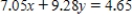 <strong>Solve the equation   for ​y.Round your answers to two decimal places, if necessary. ​</strong> A)   or   B)   or   C)   or   D) None of the above. <div style=padding-top: 35px> 