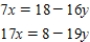 <strong>Solve the system of equations   ​ Round your answers to two decimal places. ​</strong> A)   and   B)   and   C)   and   D)   and   <div style=padding-top: 35px> 