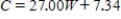 <strong>The distance , in miles, I can drive without stopping for gas depends on the amount , in gallons, of fuel in the tank.The relationship is . If I add 5 gallons of fuel to my tank, how much farther can I drive?</strong> A) 135.00 miles B) 135.79 miles C) 27.43 miles D) 27.00 miles