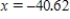 <strong>A line passes through the points and .For what x value does the point lie on the line? </strong> A) B) C) D)
