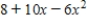 <strong>What is the maximum value of ? Restrict your attention to the horizontal span of 0 to 10.Round your answer to two decimal places, if necessary. </strong> A) 8 B) 12.17 C) 0.83 D) 15.34