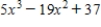 <strong>What value of x gives the minimum value of ? Restrict your attention to the horizontal span of 0 to 19.Round your answer to two decimal places. </strong> A) -3.65 B) 3.67 C) -0.17 D) 2.53