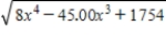<strong>What is the minimum value of ? Restrict your attention to the horizontal span of 0 to 10.Round your answer to two decimal places. </strong> A) 30.15 B) 6.11 C) 33.72 D) 4.22