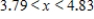 <strong>Solve the inequality .Round your answer to two decimal places. </strong> A) B) C) D) 