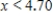 <strong>Solve the inequality .Round your answer to two decimal places. </strong> A) B) C) D)
