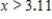 <strong>Solve the inequality .Round your answer to two decimal places. </strong> A) B) C) D)