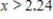 <strong>Solve the inequality .Round your answer to two decimal places. </strong> A) B) C) D)