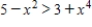 <strong>Solve the inequality .Be careful.The graphs cross twice.Round your answer to two decimal places. </strong> A) B) C) D)