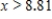 <strong>Solve the inequality . </strong> A) B) C) D)