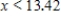 <strong>Solve the inequality .Round your answer to two decimal places. </strong> A) and B) and C) D) 