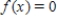The solution(s) of the equation can be found by locating the point(s) where the graph of crosses the horizontal axis.