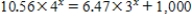 <strong>Solve the equation .Restrict your attention to the horizontal span of 0 to 10.Round your answer to two decimal places if necessary. </strong> A) 3.09 B) 1.62 C) 1.69 D) 3.47