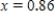 <strong>Solve the equation . </strong> A) There is no solution. B) C) D)