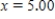 <strong>Solve the equation .Round your answer to two decimal places. </strong> A) There is no solution. B) C) D) 