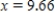 <strong>Solve the equation .Round your answer to two decimal places. </strong> A) There is no solution. B) C) D)
