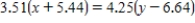 <strong>Solve the equation for y. </strong> A) There is no solution. B) C) D)