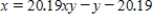 <strong>Solve the equation for x. </strong> A) There is no solution. B) C) D) 