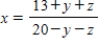 <strong>Solve the equation for x. </strong> A) There is no solution. B) C) D) 