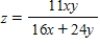 <strong>Solve the equation for z. </strong> A) There is no solution. B) C) D) 