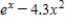 <strong>Which of the following is the graph of on a horizontal span of 0 to 4.5? </strong> A) B) C) D)
