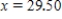<strong>Find the solution for x of the equation   . ​</strong> A)   B)   C)   D) There is no solution. <div style=padding-top: 35px> 