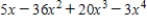 <strong>What value of x gives the maximum value of   ? Consider only positive x-values.</strong> A)   B)   C)   D) There is no solution. <div style=padding-top: 35px> 