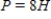 <strong>If you work for $8 per hour, then your pay P, in dollars, is proportional to the hours you work.Express this proportionality relationship as a formula using H for hours worked. </strong> A) B) C) D) None of the above.