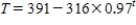 <strong>The temperature of an oven remains constant at 391 degrees Fahrenheit.A potato is placed in the oven to bake.The difference between the temperature of the oven and that of the potato after t minutes in the oven is given by degrees Fahrenheit.Write a formula that gives the temperature T, in degrees Fahrenheit, of the potato after t minutes in the oven. </strong> A) B) C) D) 