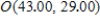 <strong>The number of electrical outlets needed in an office building depends on the number of offices and the number of employees.If there are f offices and e employees, then the number of outlets needed is ​ ​ Use functional notation to represent the number of outlets needed if there are 29.00 offices and 43.00 employees.Then calculate that value.Round your answer to the nearest whole number. ​</strong> A) Functional notation: .Value: 93 outlets. B) Functional notation: .Value: 98 outlets. C) Functional notation: .Value: 123 outlets. D) Functional notation: .Value: 75 outlets.
