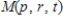 Let denote the monthly payment if you borrow P dollars at a monthly rate of r expressed as a decimal, and the loan is repaid in t months.Use functional notation to indicate the monthly payment if you borrow 5726 dollars at an APR of 9.44 percent, and you repay the loan in 5 years.Use 3 decimal places for r.