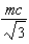 <strong>A particle of mass m is moving at speed . What is its momentum?</strong> A) B) C) D)