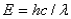 <strong>If the formula for the energy of a photon is , where h is a constant, c is the speed of light, and \lambda is the wavelength of the photon, which of the following is the formula for the momentum of a photon?</strong> A) B) C) D)