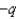 <strong>Two point charges, one and the other , form a dipole separated by a distance 2L. A third charge Q is placed midway between these two charges. If the only charge that is negative is , what is the force on Q?</strong> A) toward the B) toward the q C) toward the D) toward the q