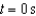<strong>If a simple harmonic motion is described by , starting from , what is the first occurrence of a value of t for which ? Assume SI units.</strong> A) t = 0 s B) t = C) t = D) t = 0.5 s
