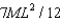 <strong>A uniform rod of length L and mass M is pivoted about one end. Attached to the rod is a mass M at its midpoint and at the end opposite the pivot is another mass M. What is the moment of inertia of this configuration about the pivot?</strong> A) B) C) D)