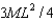 <strong>A non-uniform rod of length L and mass M is pivoted about one end. The moment of inertia of this rod about its pivoted end is . Attached to the rod is a mass M at its midpoint and at the end opposite the pivot is another mass 2M. What is the moment of inertia of this configuration about the pivot?</strong> A) B) C) D) None of the above answers is correct.
