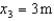 <strong>Three masses are positioned along the x-axis. Their masses and positions are: with , with , and with . What is the x-coordinate of center of mass of this system?</strong> A) (14/3) m B) (7/3) m C) 2 m D) Not enough information is given to answer this question.
