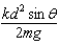 <strong>A spring with spring constant k is used to launch a mass m up a frictionless inclined plane having angle of elevation . What is the maximum height reached above the starting elevation of the mass during the motion of the mass if the spring is compressed a distance d before launch?</strong> A) B) C) D)