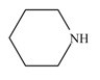 <strong>What is the structure of piperidine?</strong> A) B) C) D)