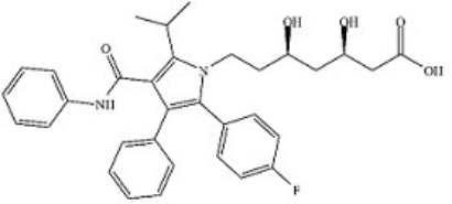 <strong>Atorvastatin (structure shown)is the active ingredient in Lipitor,a drug classified as a statin,used for lowering blood cholesterol. Which type of nitrogen heterocycle is present in atorvastatin? </strong> A)Pyridine B)Pyrrole C)Pyrrolidine D)Piperidine