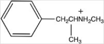 <strong>Which of the following properly represents how methamphetamine,drawn below,reacts with a strong acid? </strong> A) B) C) D)