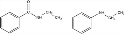 The two compounds below are expected to have approximately the same boiling point.