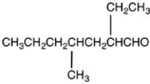 <strong>What is the structure of 2-ethyl-4-methyloctanal?</strong> A) B) C) D)