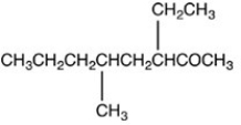 <strong>What is the structure of 2-ethyl-4-methyloctanal?</strong> A) B) C) D)