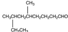 <strong>What is the structure of 2-ethyl-4-methyloctanal?</strong> A) B) C) D)