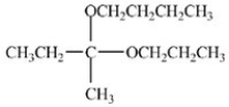 <strong>Which compound is an acetal?</strong> A) B) C) D) E)