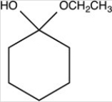 <strong>What hemiacetal is formed in the reaction below? </strong> A) B) C) D)